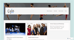 Desktop Screenshot of copiousdance.org